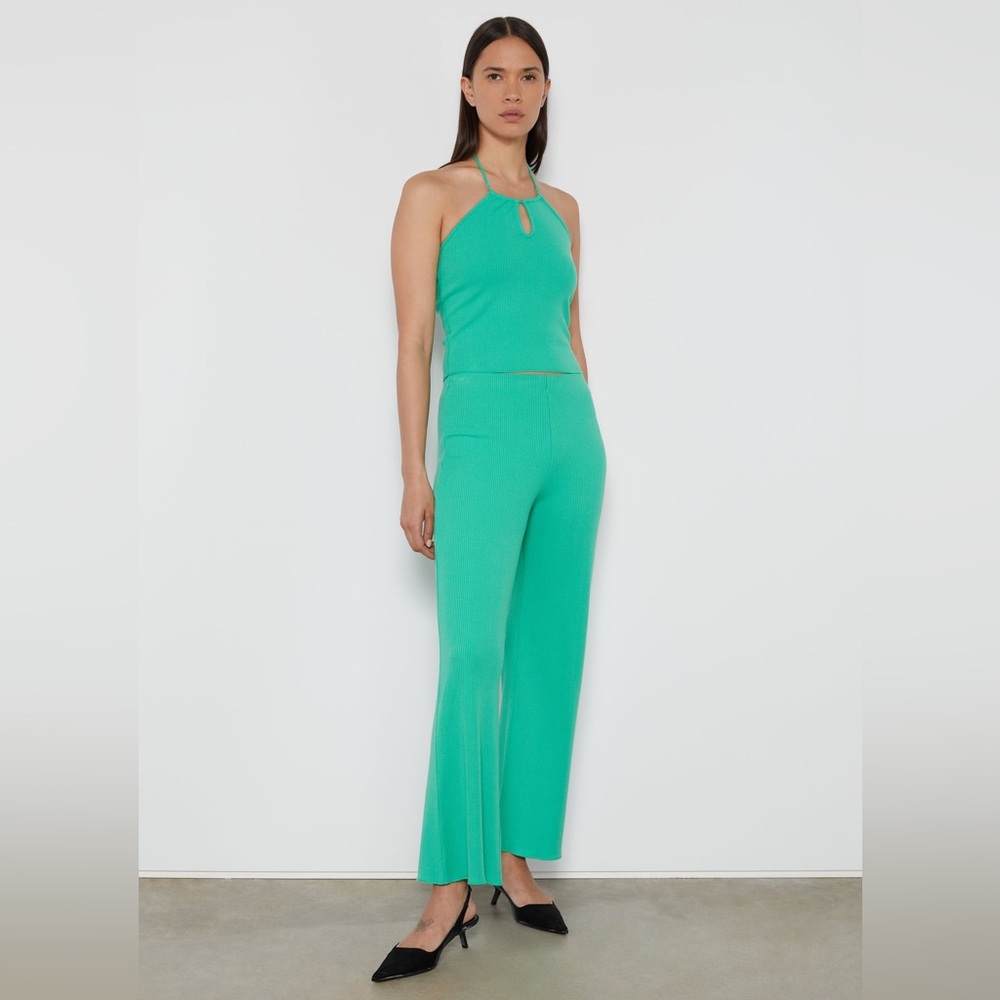 (SET) OAK +FORT Key Hole Halter Tank & Pant